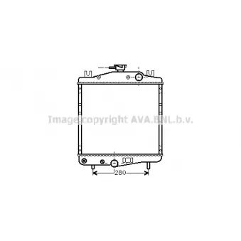 PRASCO CR2007 - Radiateur, refroidissement du moteur