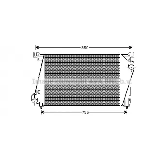 PRASCO CR4035 - Intercooler, échangeur