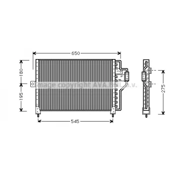 PRASCO CR5013 - Condenseur, climatisation