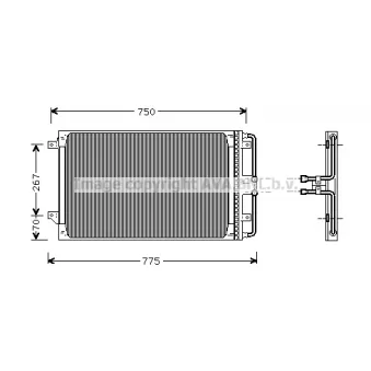 PRASCO CR5021 - Condenseur, climatisation