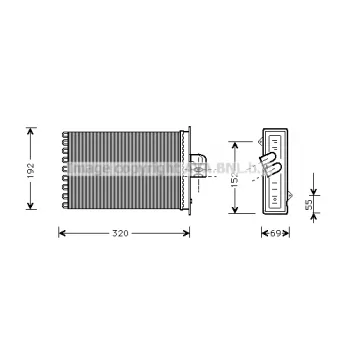 PRASCO CR6045 - Système de chauffage