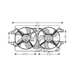PRASCO CR7507 - Ventilateur, refroidissement du moteur