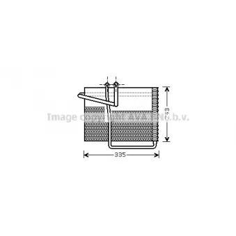 PRASCO CRV042 - Évaporateur climatisation