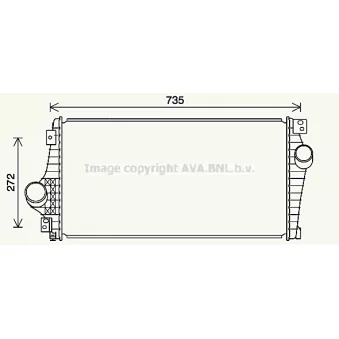 PRASCO CT4069 - Intercooler, échangeur