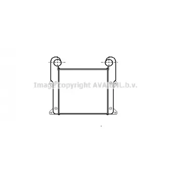 PRASCO DF4012 - Intercooler, échangeur