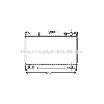 PRASCO DN2024 - Radiateur, refroidissement du moteur