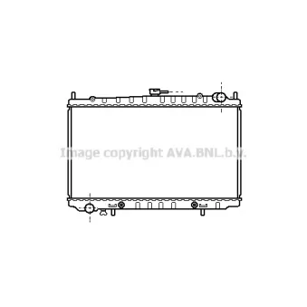 PRASCO DN2153 - Radiateur, refroidissement du moteur