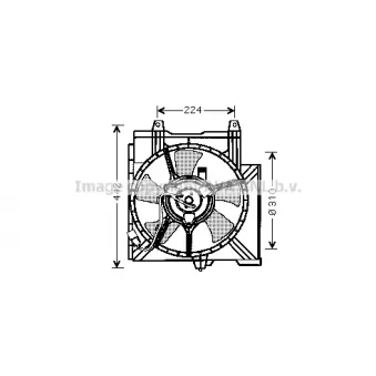Ventilateur, refroidissement du moteur PRASCO [DN7509]