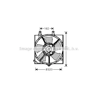Ventilateur, refroidissement du moteur PRASCO [DN7522]