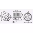 Moteur électrique, pulseur d'air habitacle PRASCO [DN8434]