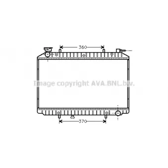 PRASCO DNA2155 - Radiateur, refroidissement du moteur