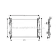Radiateur, refroidissement du moteur PRASCO [DNA2278]