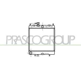 PRASCO DS005R004 - Radiateur, refroidissement du moteur