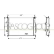 PRASCO DS710R003 - Radiateur, refroidissement du moteur