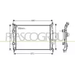 Radiateur, refroidissement du moteur PRASCO [DS710R007]