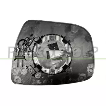 PRASCO DS7127503 - Verre de rétroviseur, rétroviseur extérieur