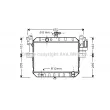 Radiateur, refroidissement du moteur PRASCO [DU2040]