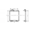 Radiateur, refroidissement du moteur PRASCO [DU2049]