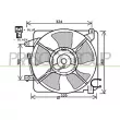 Ventilateur, refroidissement du moteur PRASCO [DW324F001]