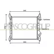 Radiateur, refroidissement du moteur PRASCO [DW340R003]