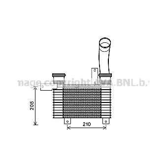PRASCO DW4094 - Intercooler, échangeur