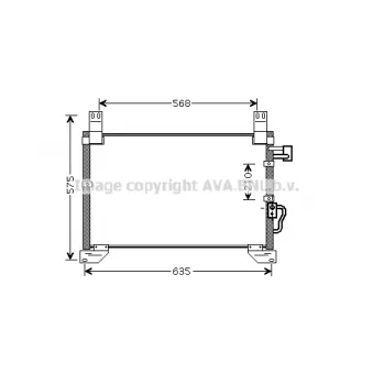 PRASCO DW5076 - Condenseur, climatisation