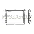 Radiateur, refroidissement du moteur PRASCO [DW720R004]