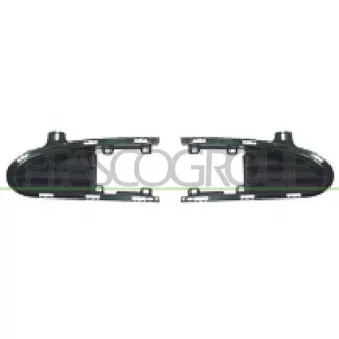 PRASCO FD0762124 - Grille de ventilation, pare-chocs avant gauche