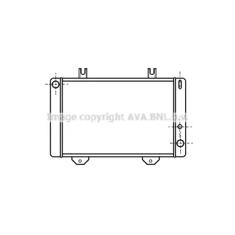 PRASCO FD2100 - Radiateur, refroidissement du moteur