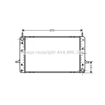 PRASCO FD2146 - Radiateur, refroidissement du moteur
