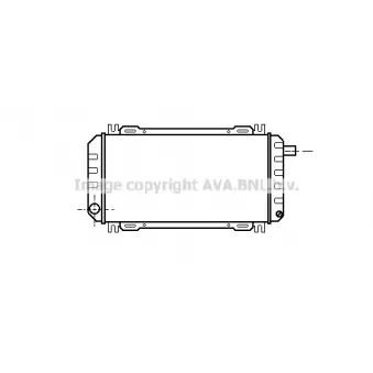 PRASCO FD2161 - Radiateur, refroidissement du moteur