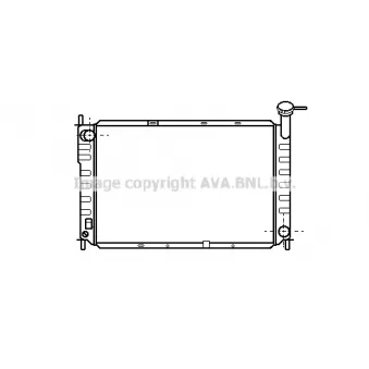 Radiateur, refroidissement du moteur PRASCO [FD2183]
