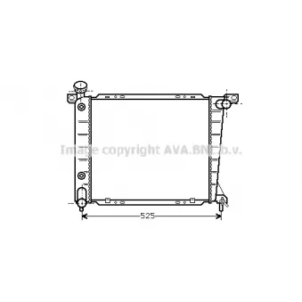 PRASCO FD2199 - Radiateur, refroidissement du moteur