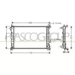 Radiateur, refroidissement du moteur PRASCO [FD420R004]