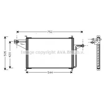 PRASCO FD5305 - Condenseur, climatisation
