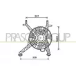 PRASCO FD602F002 - Ventilateur, refroidissement du moteur