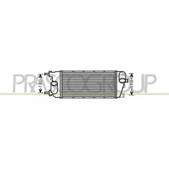 PRASCO FT124N002 - Intercooler, échangeur