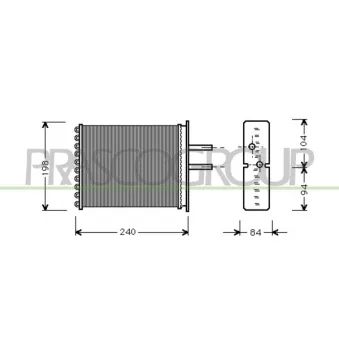 Système de chauffage PRASCO OEM 5893932
