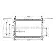 Radiateur, refroidissement du moteur PRASCO [FT2099]