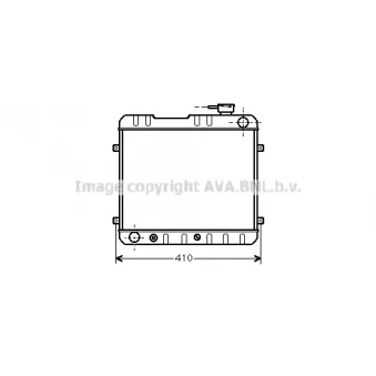 PRASCO FT2145 - Radiateur, refroidissement du moteur