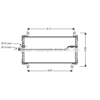 Condenseur, climatisation PRASCO [FT5174]