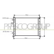 Radiateur, refroidissement du moteur PRASCO [FT715R003]