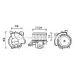 Moteur électrique, pulseur d'air habitacle PRASCO [FT8431]