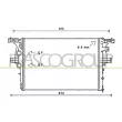 Radiateur, refroidissement du moteur PRASCO [FT929R002]