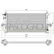 Radiateur, refroidissement du moteur PRASCO [FT930R009]