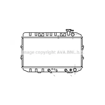 PRASCO HD2033 - Radiateur, refroidissement du moteur