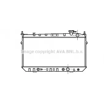 PRASCO HD2039 - Radiateur, refroidissement du moteur