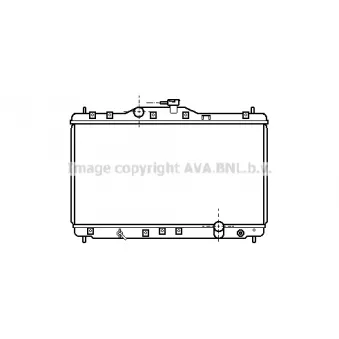 PRASCO HD2073 - Radiateur, refroidissement du moteur