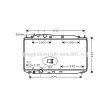 Radiateur, refroidissement du moteur PRASCO [HD2228]