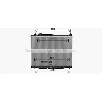 PRASCO HD2321 - Radiateur, refroidissement du moteur